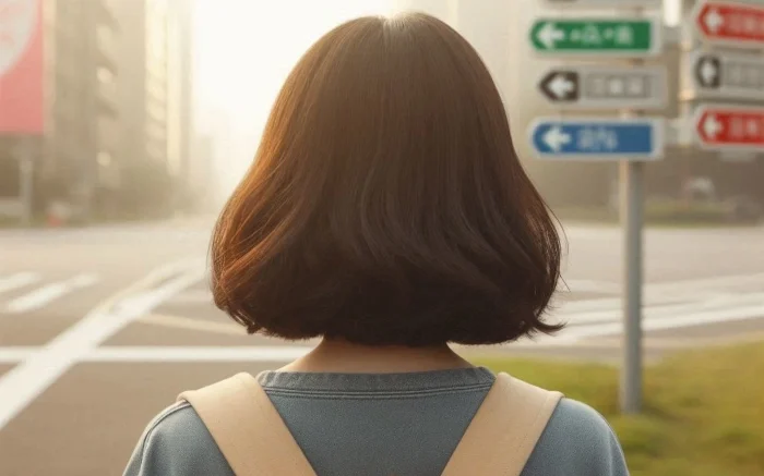 joven ante multiples opciones